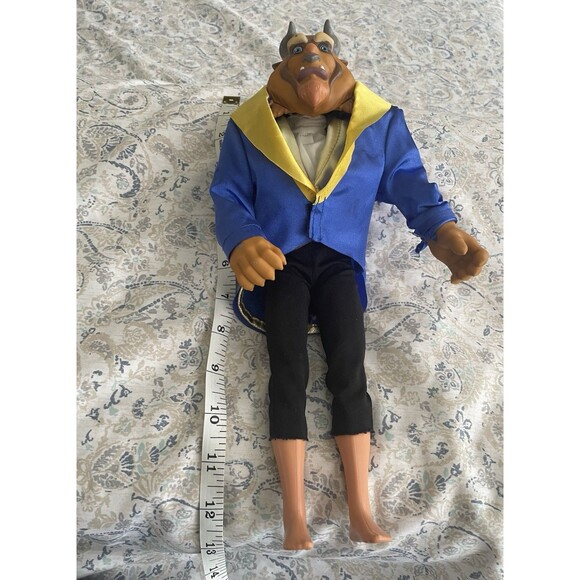Disney Store Beauty and The Beast Prince Adam Beast Classic Doll Figure 12" Tall - Picture 3 of 8